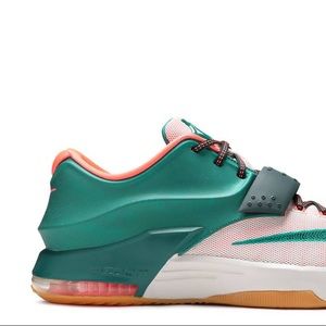 KD VII 7 MIAMI EASY MONEY GREEN WHITE ORANGE Nike KEVIN DURANT Men’s 7